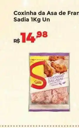 Villarreal Supermercados Coxinha da asa de frango sadia oferta