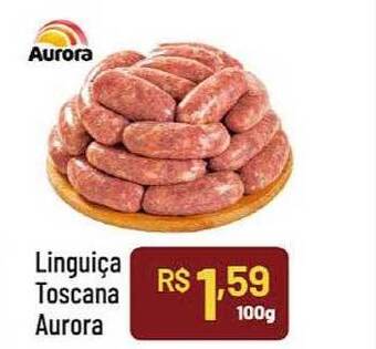 Supermercados Goes Linguiça toscana aurora oferta