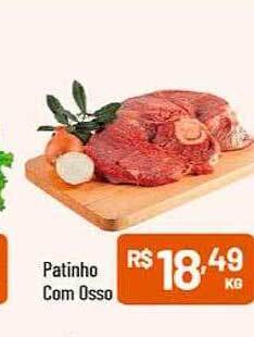 Supermercados Goes Patinho com osso oferta