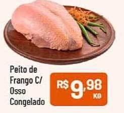 Supermercados Goes Peito de frango c osso congelado oferta