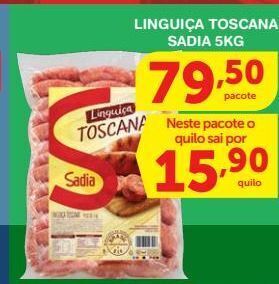 Roldão Linguiça toscana sadia 5kg oferta