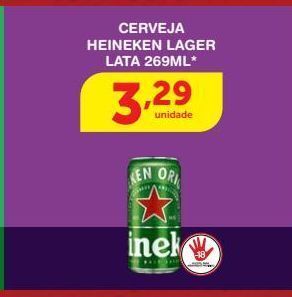 Roldão Cerveja heineken 269ml oferta