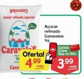 Supermercados Princesa Açúcar refinado caravelas 1kg oferta