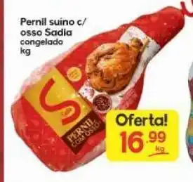Supermercados Princesa Pernil suíno c/osso sadia congelado kg oferta