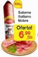 Supermercados Princesa Salame italiano nobre 100g oferta