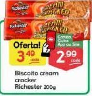 Supermercados Princesa Biscoito cream cracker richester 200g oferta