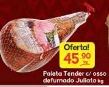 Paleta tender c/osso defumado juliato kg