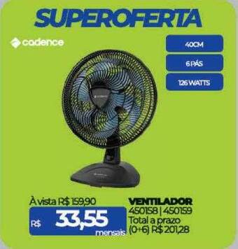 Lojas Certel Ventilador cadence oferta