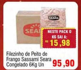 Spani Atacadista Filezinho de peito de frango sassami seara congelado oferta