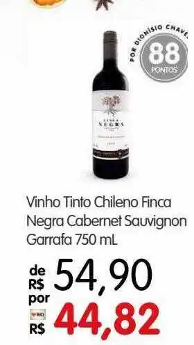Zona Sul Vinho tinto chileno finca negra cabernet sauvignon oferta