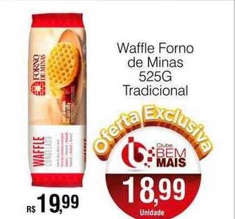 Supermercado Bem Barato Waffle forno de minas tradicional oferta