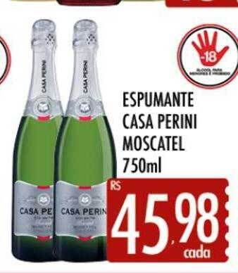 Espumante casa perini moscatel