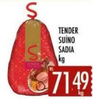 Tender suíno sadia