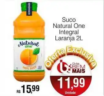 Suco natural one integral laranja