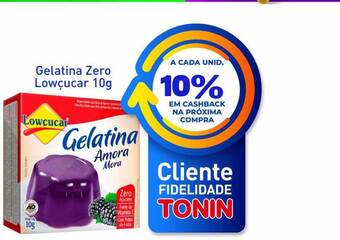 Tonin Superatacado Gelatina zero lowçucar 10g oferta