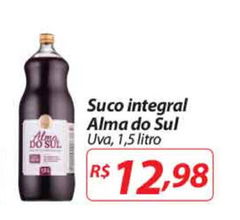 Nacional Suco integral Alma do Sul 1.5L oferta