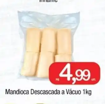 Mandioca Descascada a vacuo 1kg