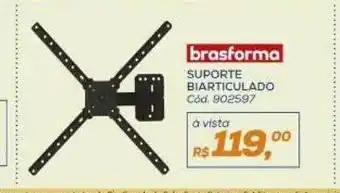 Suporte biarticulado brasforma