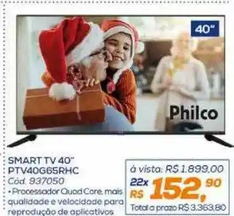 Lojas Colombo Smart tv 40 oferta