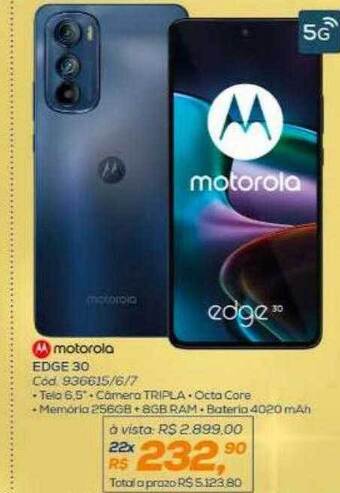 Lojas Colombo Motorola edge 30 oferta