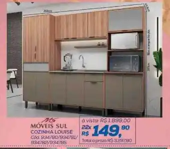 Móveis sul cozinha louise