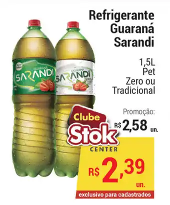 Stok Center Refrigerante Guarana Sarandi 1.5L oferta