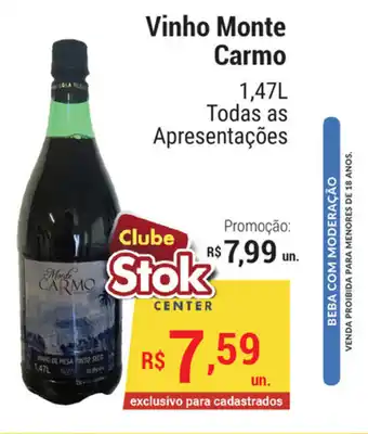 Stok Center Vinho Monte Carmo 1.47L oferta
