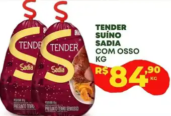 Supermercado Estrela Azul Tender Suino Sadia 1kg oferta