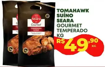 Supermercado Estrela Azul Tomahawk Suino Seara 1kg oferta