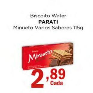 Supermercados Mundial Biscoito wafer oferta