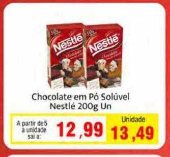Spani Atacadista Chocolate em pó solúvel nestlé oferta