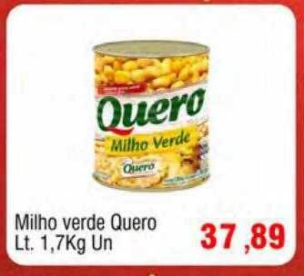 Spani Atacadista Milho verde quero lt. oferta