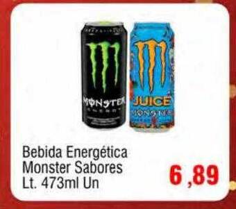 Spani Atacadista Bebida energética monster sabores lt. oferta