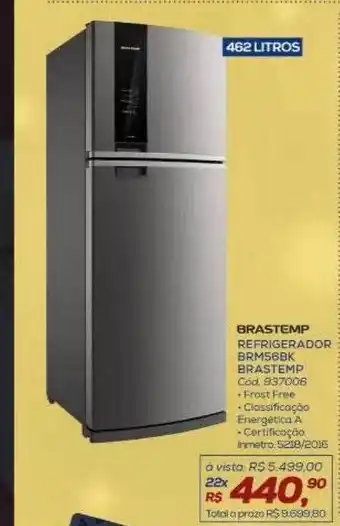 Lojas Colombo Brastemp refrigerador brm56bk brastemp oferta