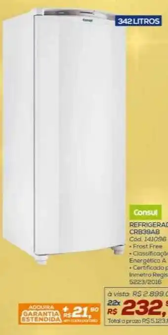 Lojas Colombo Refrigerador cr839ab consul oferta