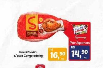 Semar Supermercado Pernil sadia c osso congelado oferta
