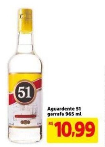 Aguardente 51 garrafa 965ml