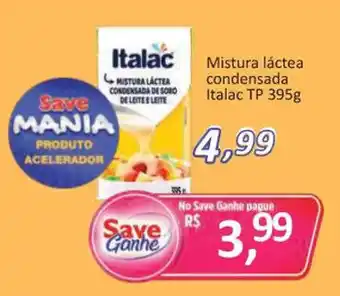 Supermercados Savegnago Mistura lactea Condensada Italac 395g oferta