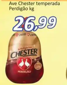 Supermercados Savegnago Ave Chester Temperado perdigao 1kg oferta
