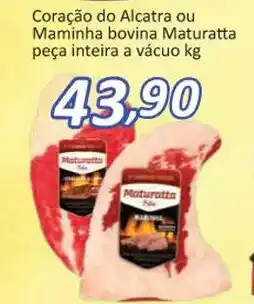 Supermercados Savegnago Coracao do Alcatra ou Maminha bovina maturatta peca inteira a vacuo 1kg oferta