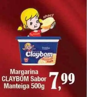 Supermercados Unidos Margarina claybom sabor manteiga oferta