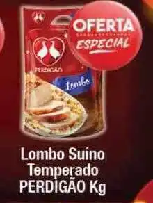 Supermercados Unidos Lombo suino temperado perdigão oferta