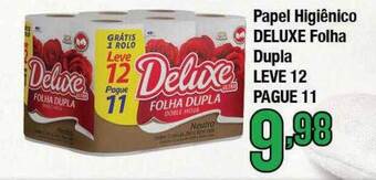 Supermercados Unidos Papel higiénico deluxe folha dupla leve 12 pague 11 oferta