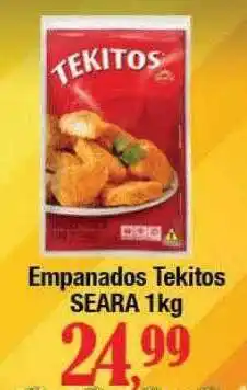 Supermercados Unidos Empanados tekitos seara oferta