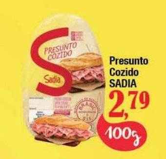 Supermercados Unidos Presunto cozido sadia oferta