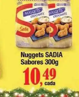 Supermercados Unidos Nuggets sadia sabores oferta
