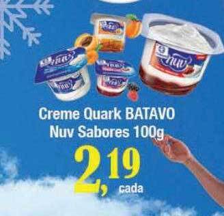 Supermercados Unidos Creme quark batavo nuv sabores oferta