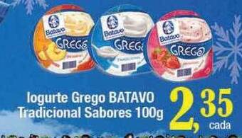 Supermercados Unidos Iogurte grego batavo tradicional sabores oferta