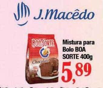 Supermercados Unidos Mistura para bolo boa sorte oferta