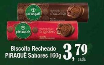 Supermercados Unidos Biscoito recheado piraquê sabores oferta